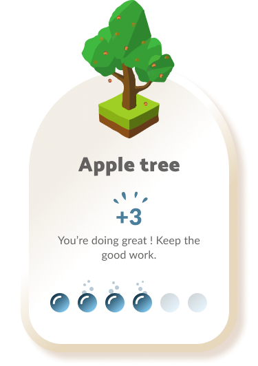 The game with a growing tree.