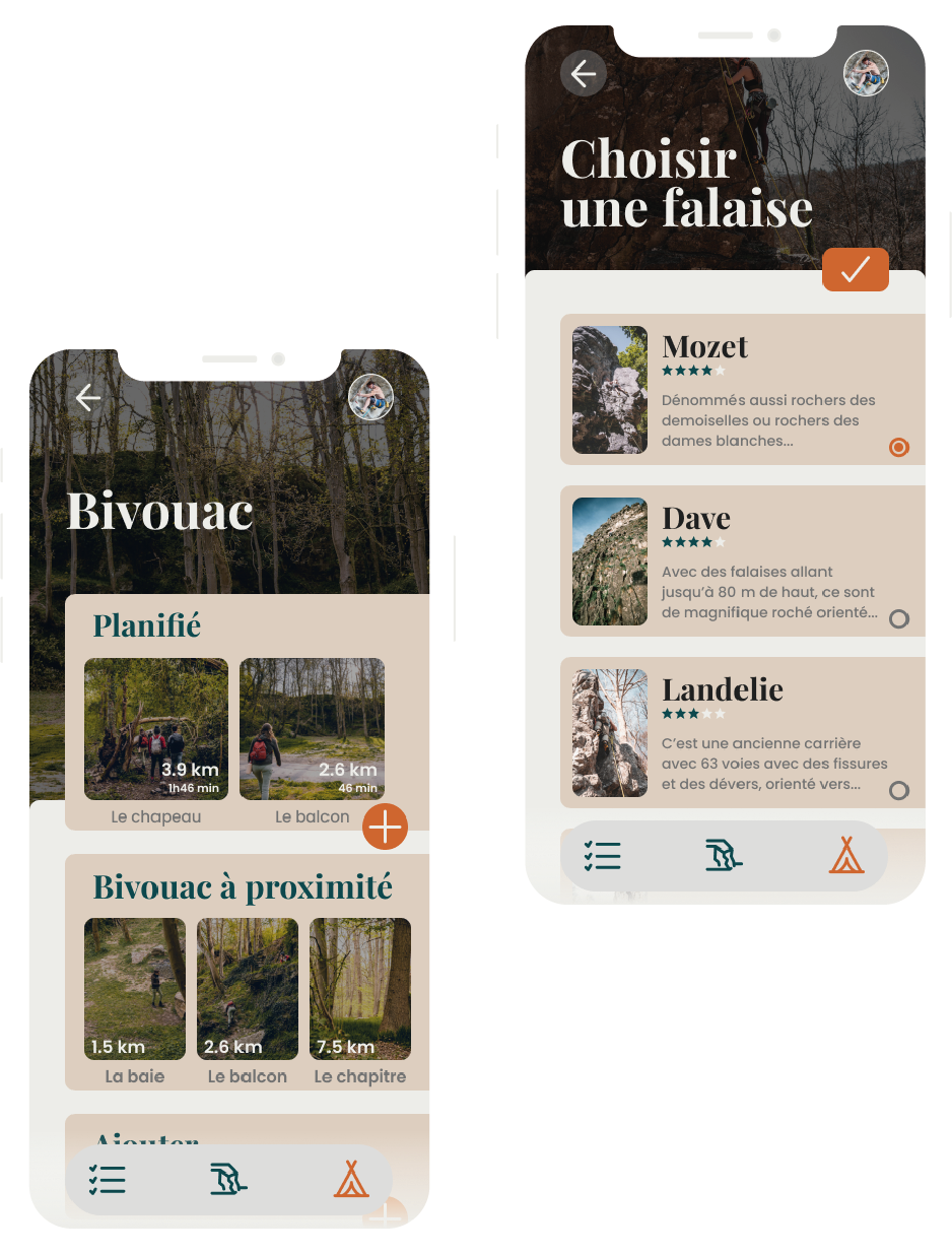 planification d'un bivouac et d'une randonnée